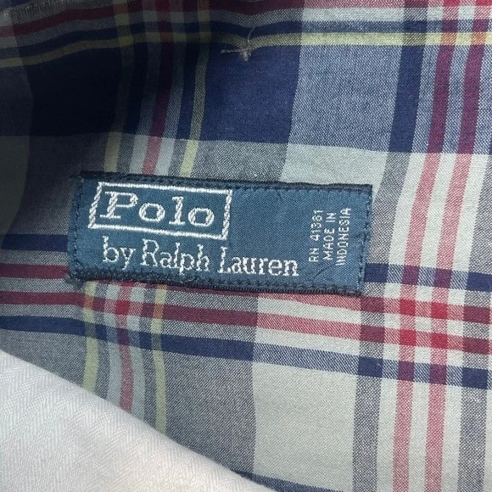 Polo Ralph Lauren‎ Men's 44 Plaid Flat Front Shorts Multicolor Classic Fit
